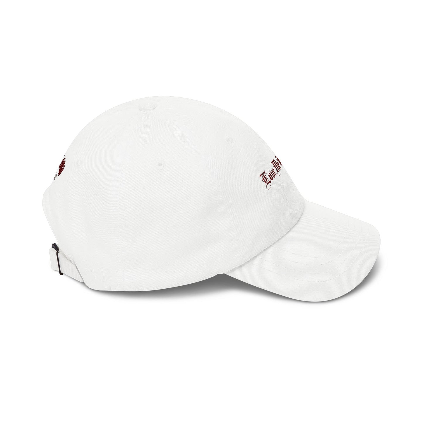 Dad Cap — "Love Me Over You" Embroidered Vintage Script